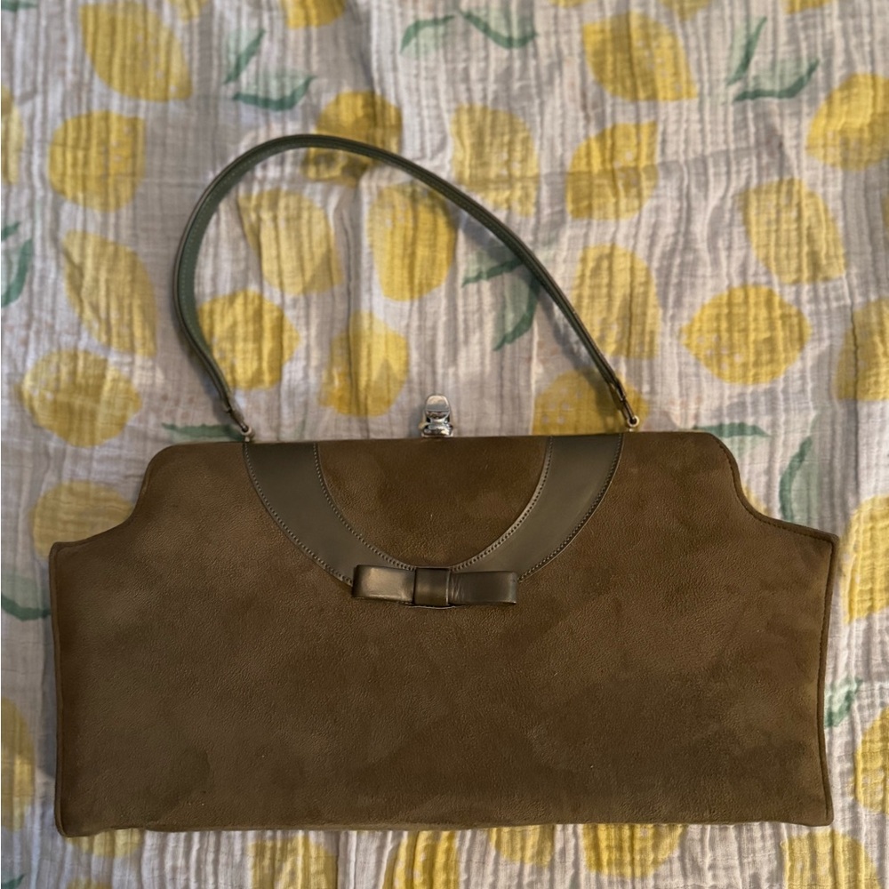 Vintage Life Stride Suede Purse 50s 60s
